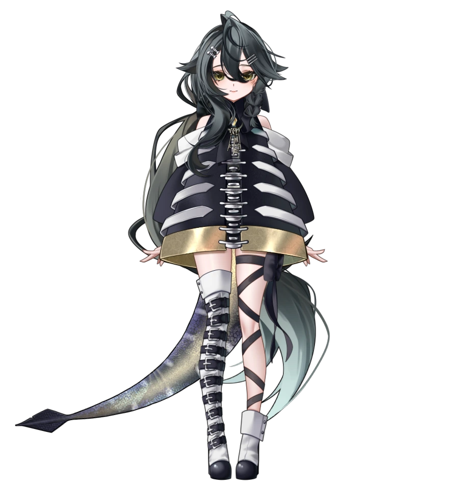 ラヴカ・リィカの全身立ち絵 LOOK 01